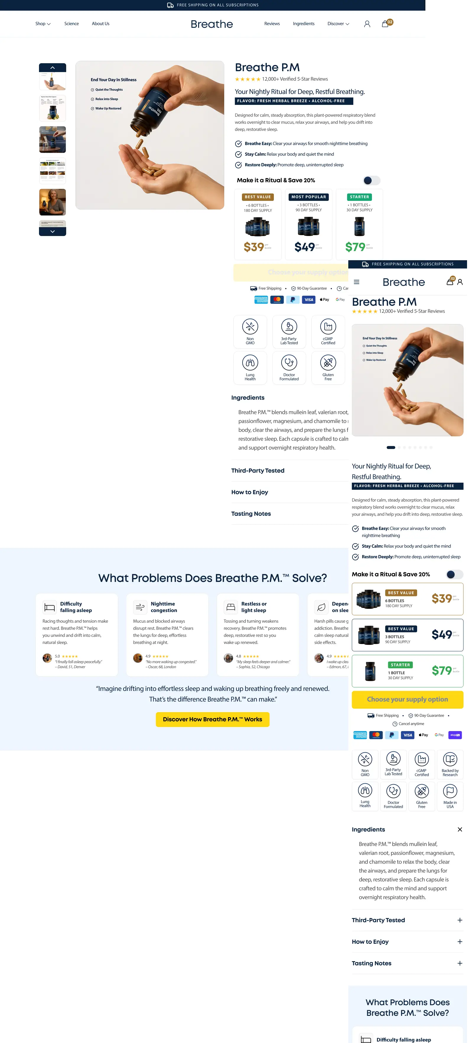 PDP — Breathe PM & BreathePresso